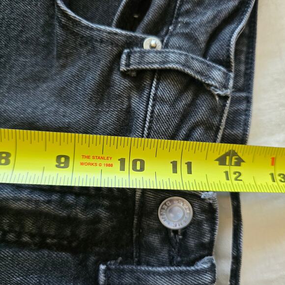 Everlane The Curvy Way High Jean Black Size 26 Ankle High Waisted Organic Cotton - Picture 9 of 10